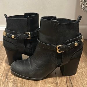 Select Shoes 2/$13 Black Tommy Hilfiger TWHAYLEY DRESS Boots with Heels